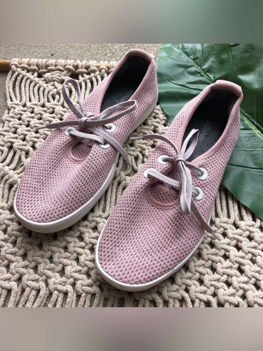 Allbirds Pink Sneakers Tree Skippers Women’s Size 9 - Picture 3 of 12